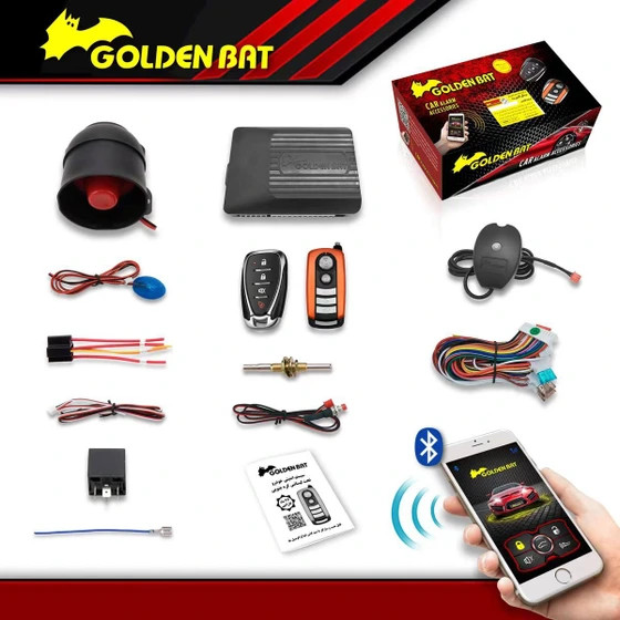 دزدگیر گلدن بت (GOLDEN BAT) اصل به همراه سوکت فابریک