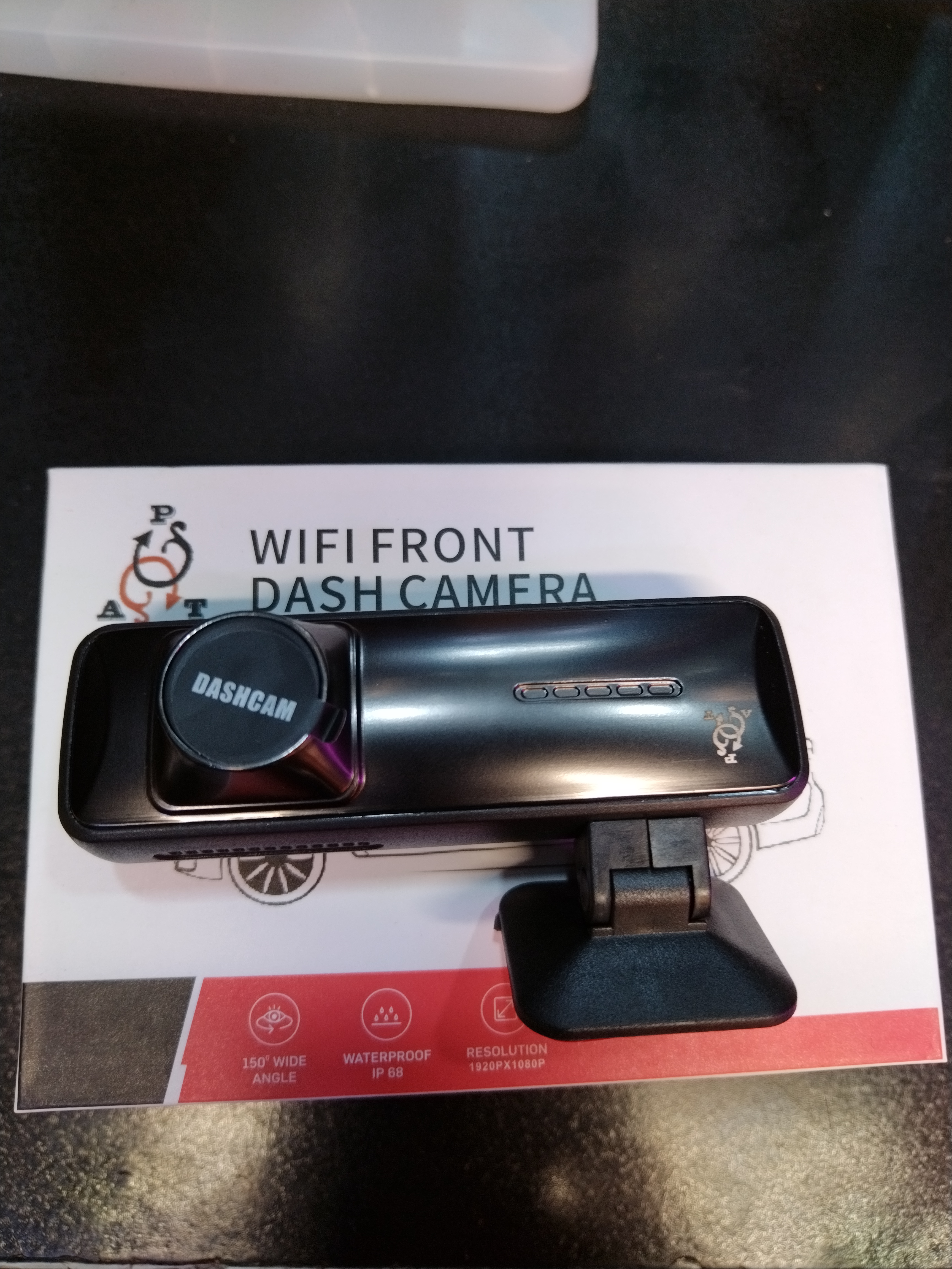 دوربین ثبت وقایع خودرو DASHCAM درجه1 وای فای دار - روکش منصوری