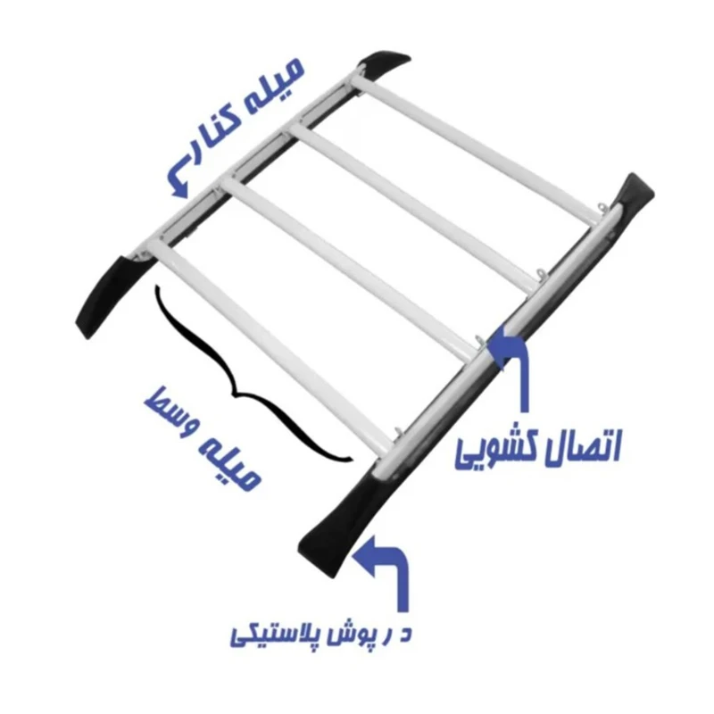 باربند خودرو سقفی مدل karta+ مناسب برای سمند و سورن